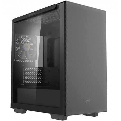 DeepCool MACUBE 110 Micro ATX Case with Full-size Magnetic Tempered Glass Black